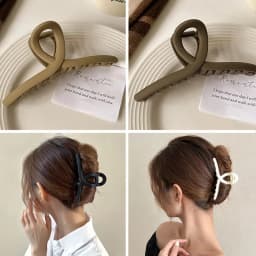 Matte Cross Hair Clip for Women Fashion Large Hairpin French Elegant Hairgrips Lady Hair Claw Clips Korea Girls Hair Accessories