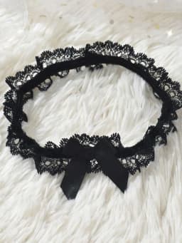 1PC Women Belt Accessories Women Bow Leg Ring Sexy Lingerie Lace Garter Belt Bowknot Leg Loop Wedding Garters Bridal Cosplay