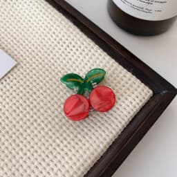 Formal: Mini Acetate Clip, Cute Fruit Hair Clip, Top Clip with High-end Feel, Side Clip for Tousleds, Hair Accessory