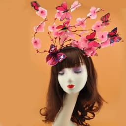 Cool Fairy Princess Antlers Hairband Tree Branches Butterfly Headband Hair Accessories Gothic Headpiece