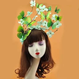 Cool Fairy Princess Antlers Hairband Tree Branches Butterfly Headband Hair Accessories Gothic Headpiece