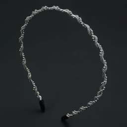 1PC Simple hair accessories, women's wavy hair band, Japanese-Korean version headwear, twisted water diamond pearl headwear