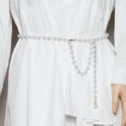 Fashion Y2K Waist Chain Multilayer Pearl Tassel Body Accessories Character Playing Women Belt Party