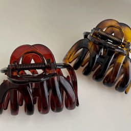Acrylic Pumpkin Hair Clips Hollowed Simple Fashion Hair Claw For Women Vintage Temperament Shark Y2k Trendy Hair Volume Clips