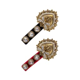 Retro Heart Pearl Rhinestone Hair Clip Elegant Hairpin Duckbill Clip Exquisite Barrettes Hair Accessories for Women Girls