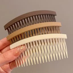 Solod Color Plastic Side Hair Twist Comb French Twist Comb for Women 20 Teeth Fine Hair Clips Fashion Hair Accessories Wholesale