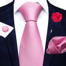 Wholesale Fashion 8 CM Blue Paisley Tie Pocket Squares Cufflink Pin Set Man Office Suit Accessories Wedding Gift Fit Party