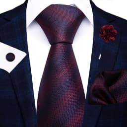 Wholesale Fashion 8 CM Blue Paisley Tie Pocket Squares Cufflink Pin Set Man Office Suit Accessories Wedding Gift Fit Party