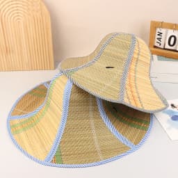 Chinese Bamboo Rattan Hats Retro Handmade Weave Straw Hat Tourism Rain Dance Props Cone Fishing Sunshade Fisherman Hat