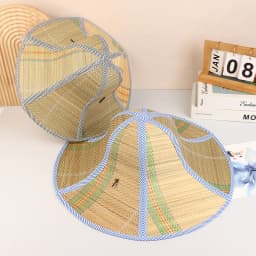 Chinese Bamboo Rattan Hats Retro Handmade Weave Straw Hat Tourism Rain Dance Props Cone Fishing Sunshade Fisherman Hat