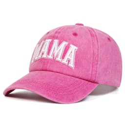 Unisex Parent Child 3D MAMA/MINI Embroidery Wash Baseball Caps Spring and Autumn Outdoor Adjustable Casual Hats Sunscreen Hat 