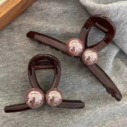 Elegant Hair Clips Claw for Women Trendy Large Crab Catches Clamp Plastic Hairpin Korea Girls Hair Accessories