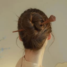 Exquisite Wood Wooden Hair Stick Cat Animals Chinese Style Hairpin Rabbit Hair Sticks for Buns Hanfu Headwear Cheongsam