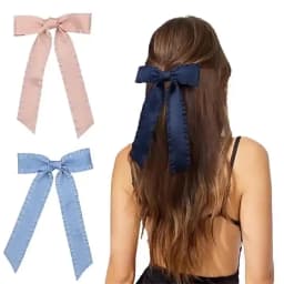 2025 Elegant Cute Ribbon Bow Hairpins Women Girls Gift Hair Clips Pin Barrettes Accessories Hairclip Headdress Headwear Ornament