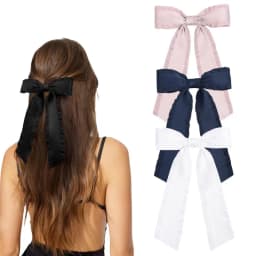 2025 Elegant Cute Ribbon Bow Hairpins Women Girls Gift Hair Clips Pin Barrettes Accessories Hairclip Headdress Headwear Ornament