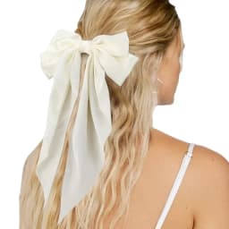 1/6pcs Long Ribbon Bow Hair Clips for Women Korean Style Solid Color Daily Wear Hairpin Fashion Girls Hair Clamp