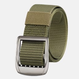 New Men's Alloy Buckle Belt Nylon Tactical Belt Braided Lightweight Breathable Outdoor Sport Daily Commuter For Men Women Belts