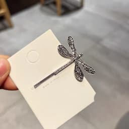 2Pcs/Set Fashion Metal Vintage Dragonfly Barrettes Hairpin Hair Clips For Women Girls Headwear Bangs Side Hair Accessories Gifts