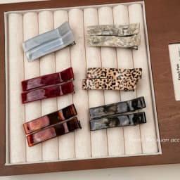 Korean simple acetic acid semi-tie one-word clips bangs hairpin women's forehead hairpins 2024 new niche duck bill clip