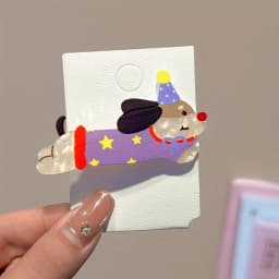 5pcs of Assorted Cute Cartoon Party Hair Clips Featuring Dogs And Cats,Perfect for Girls ,Duckbill clip headband hair clip