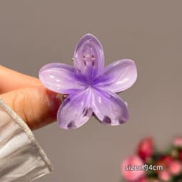 Plumeria Hair Clips Flower Hair Claw Clip Trendy HairClips Korean Hair Accessories For Girls