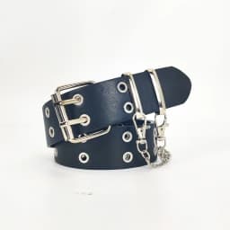 110cm Unisex Men Belts For Women High Quality Double Hole Star Eyelet Hip Hop Rock Style Subculture Y2K Belt Punch Free Size