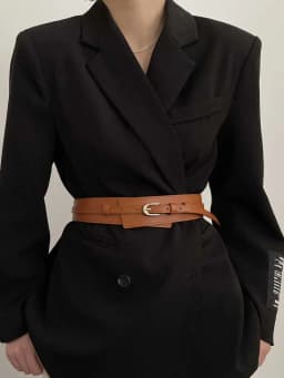 1pcs Belt Women's 2024 New Model Luxurious Decorative Dress with Suit Jacket Fashionable Wide Waist Belt Black Suitable for Dail