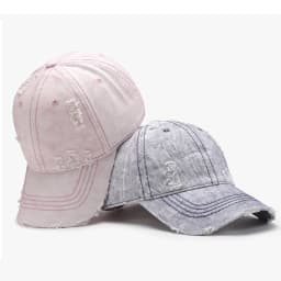 Women Men Baseball Cap Denim Cotton Faded Distressed Ripped dad Caps Trucker Hats Soft Crown Unisex Light Color