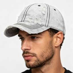 Women Men Baseball Cap Denim Cotton Faded Distressed Ripped dad Caps Trucker Hats Soft Crown Unisex Light Color