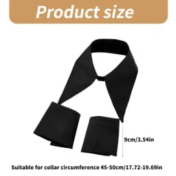 Unique False Collar Casual Decorative Shirt Dress Collar Elegant Wrist Cuffs Lapel