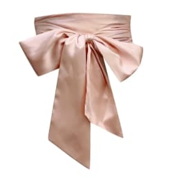 Satin Silk Bow Corset Waist Belt Wide DIY Bowknot Fabric Ribbon Cummerbunds Decorative Waist Cover For Women Lady Girl Bridal