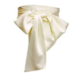 Satin Silk Bow Corset Waist Belt Wide DIY Bowknot Fabric Ribbon Cummerbunds Decorative Waist Cover For Women Lady Girl Bridal