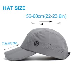 Spring Summer Outdoor Foldable Sport Breathable Baseball Cap Men Women Soft Dad Hat Adjustable Casual Trucker Style Low Profile