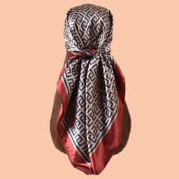 High Quality Silk Scarf Top Headwraps Women Four Seasons Hair Scarves Hijab Foulard Luxury Bandana Femme Headscarf 90*90cm