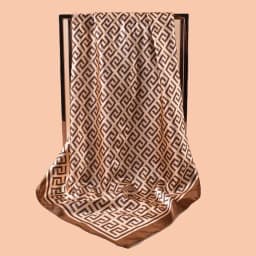 High Quality Silk Scarf Top Headwraps Women Four Seasons Hair Scarves Hijab Foulard Luxury Bandana Femme Headscarf 90*90cm