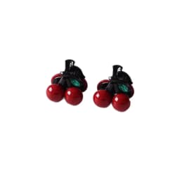 2pcs/set Cute Cherry Small Hair Claws For Women Girls Sweet Hair Ornament Hair Clips Hairpins Hairgrip Fashion Hair Accessories