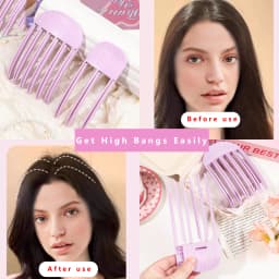 Fluffy Hairpin Curling Bangs Hair Clips Comb Hair Roots Volumizing Clips Women Curling Fixed Shape Clips Volume Hair Roller Tool