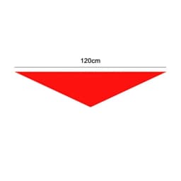 Triangle Towel Scarf Classic 120cm Triangle Towel Scarf China Style Gifts Red Scarf Cotton Red Tie Choker School Supplies