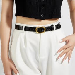 2025 New Belt Women's Korean Edition Decoration Paired with Wine Red Jeans Multi Functional Fashion Belt for Women