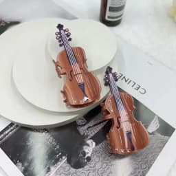 1pc Sunset violin hair clip ins cartoon guitar hair clip coil hair clip shark clip large back of head hair clip