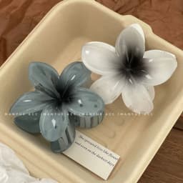 Elegant Gradient Hair Clips Flower Hair Claws Big Size Fashion Head Wear Hairpin for Women Girls Crab Barrette Hair Accessories