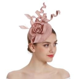2026 Women Fascinator Hat Folding Accessories Headband Bridal Hair Clip Accessories Kentucky Derby Cocktail Party Festival Hat