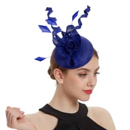 2026 Women Fascinator Hat Folding Accessories Headband Bridal Hair Clip Accessories Kentucky Derby Cocktail Party Festival Hat
