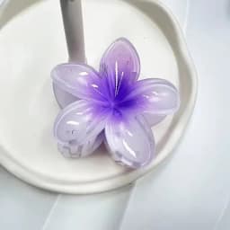Elegant Gradient Hair Clips Flower Hair Claws Big Size Fashion Head Wear Hairpin for Women Girls Crab Barrette Hair Accessories