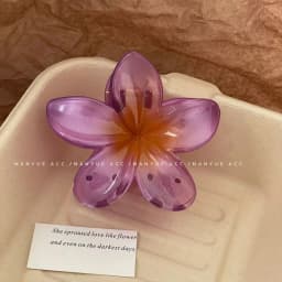 Elegant Gradient Hair Clips Flower Hair Claws Big Size Fashion Head Wear Hairpin for Women Girls Crab Barrette Hair Accessories