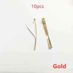 10pcs/lot 7cm 9cm Korean shrapnel clip gold/rhodium hair accessories DIY material wholesale