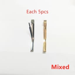 10pcs/lot 7cm 9cm Korean shrapnel clip gold/rhodium hair accessories DIY material wholesale