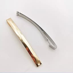 10pcs/lot 7cm 9cm Korean shrapnel clip gold/rhodium hair accessories DIY material wholesale