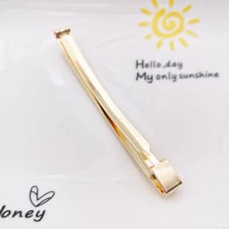 10pcs/lot 7cm 9cm Korean shrapnel clip gold/rhodium hair accessories DIY material wholesale