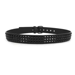 Black Fashion Rhinestone Rivet Jeans Belt Male Men&Women's Studded Belt Female Punk With Pin Buckle Gothic Accessories Y2K Belt